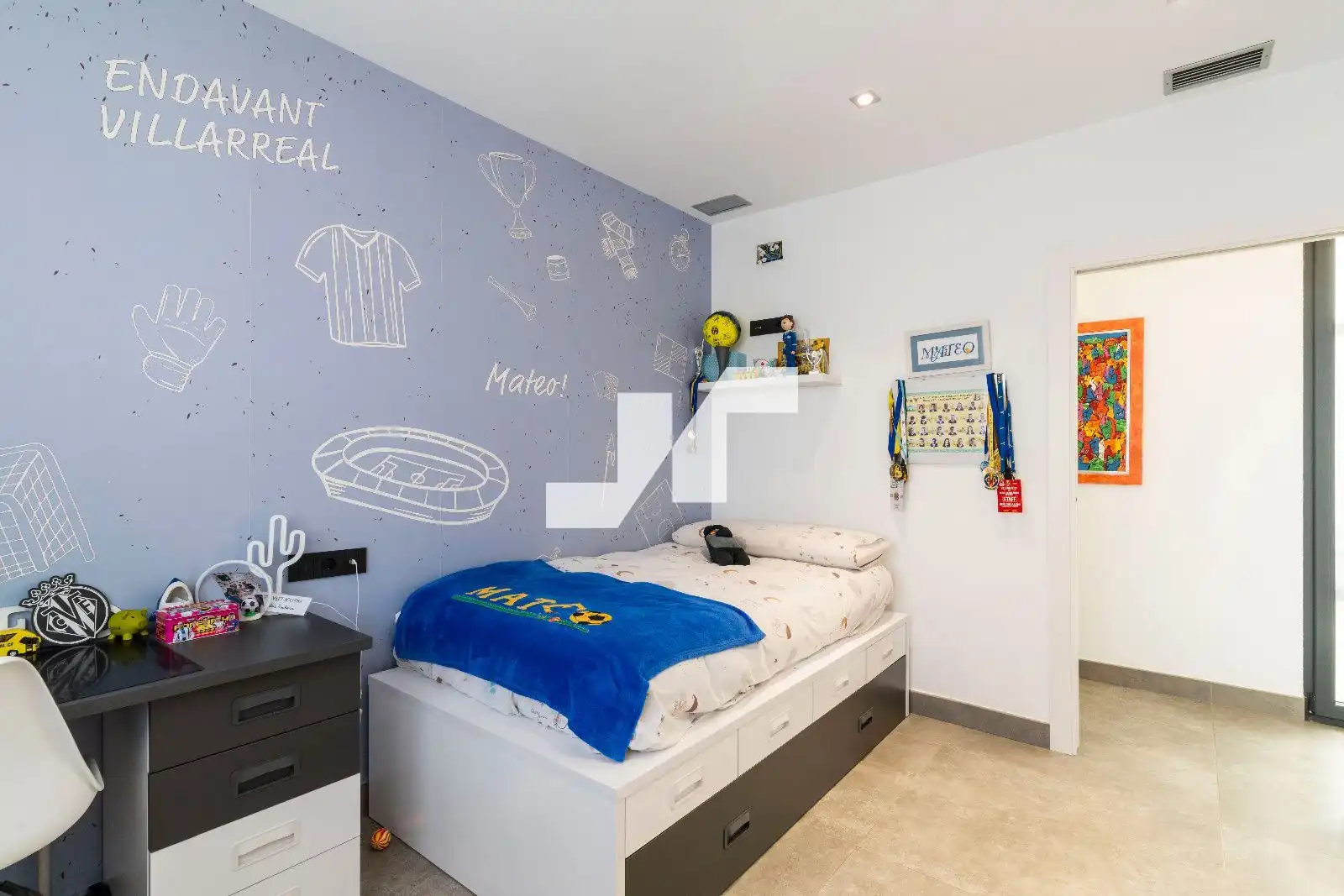 Schlafzimmer von Haus oder Chalet zum Verkauf in Vila-real mit Klimaanlage, Heizung und Abstellraum