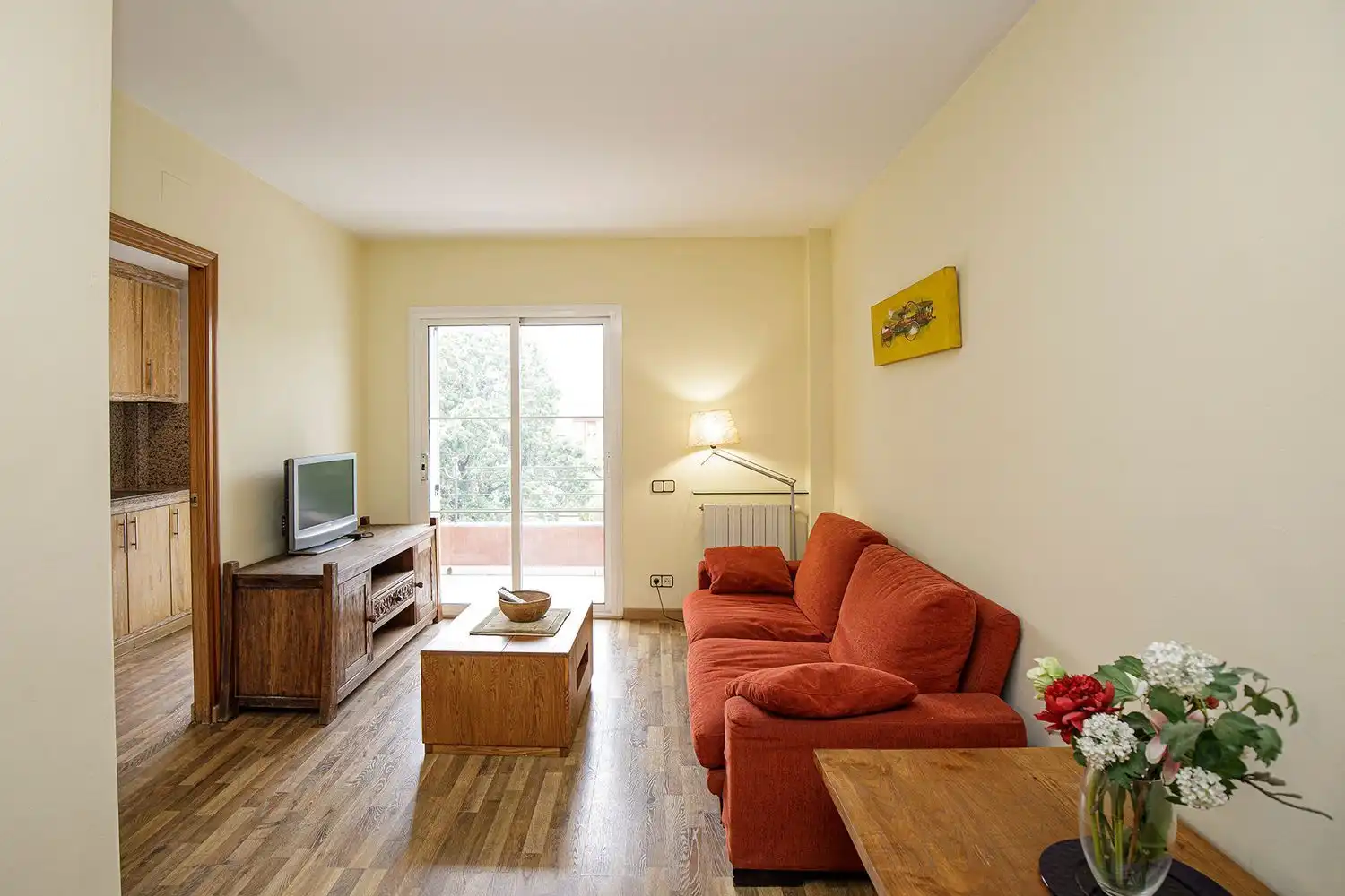 Living room of Flat for rent in Girona