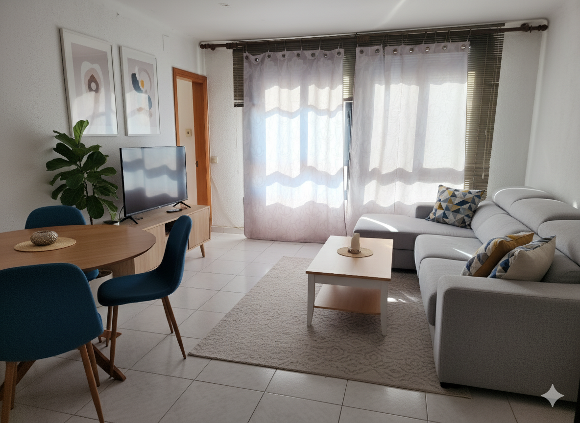 Sala de estar de Apartamento en venta en Olot
