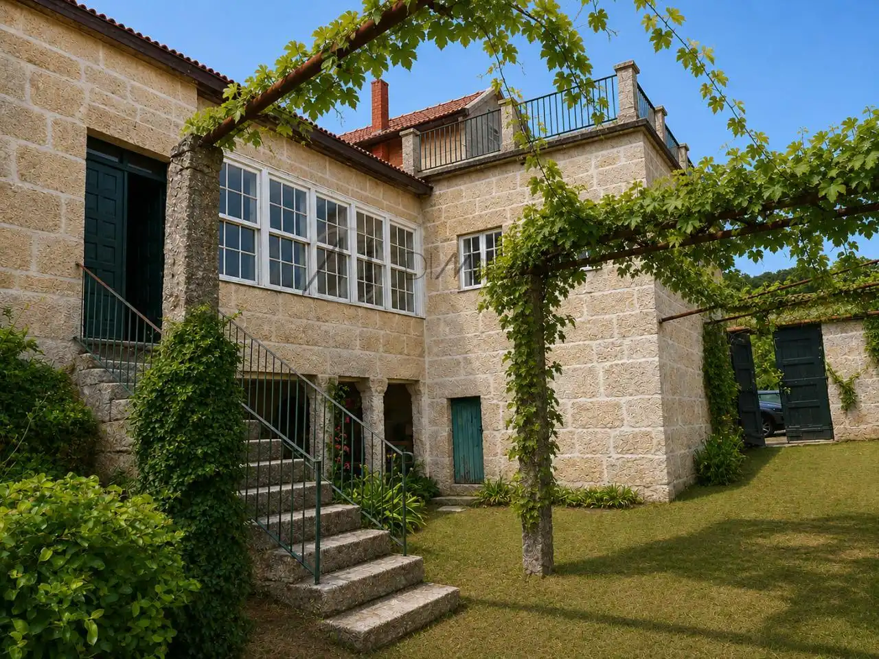 Exterior view of Houses for sale in Salvaterra de Miño  with Private garden