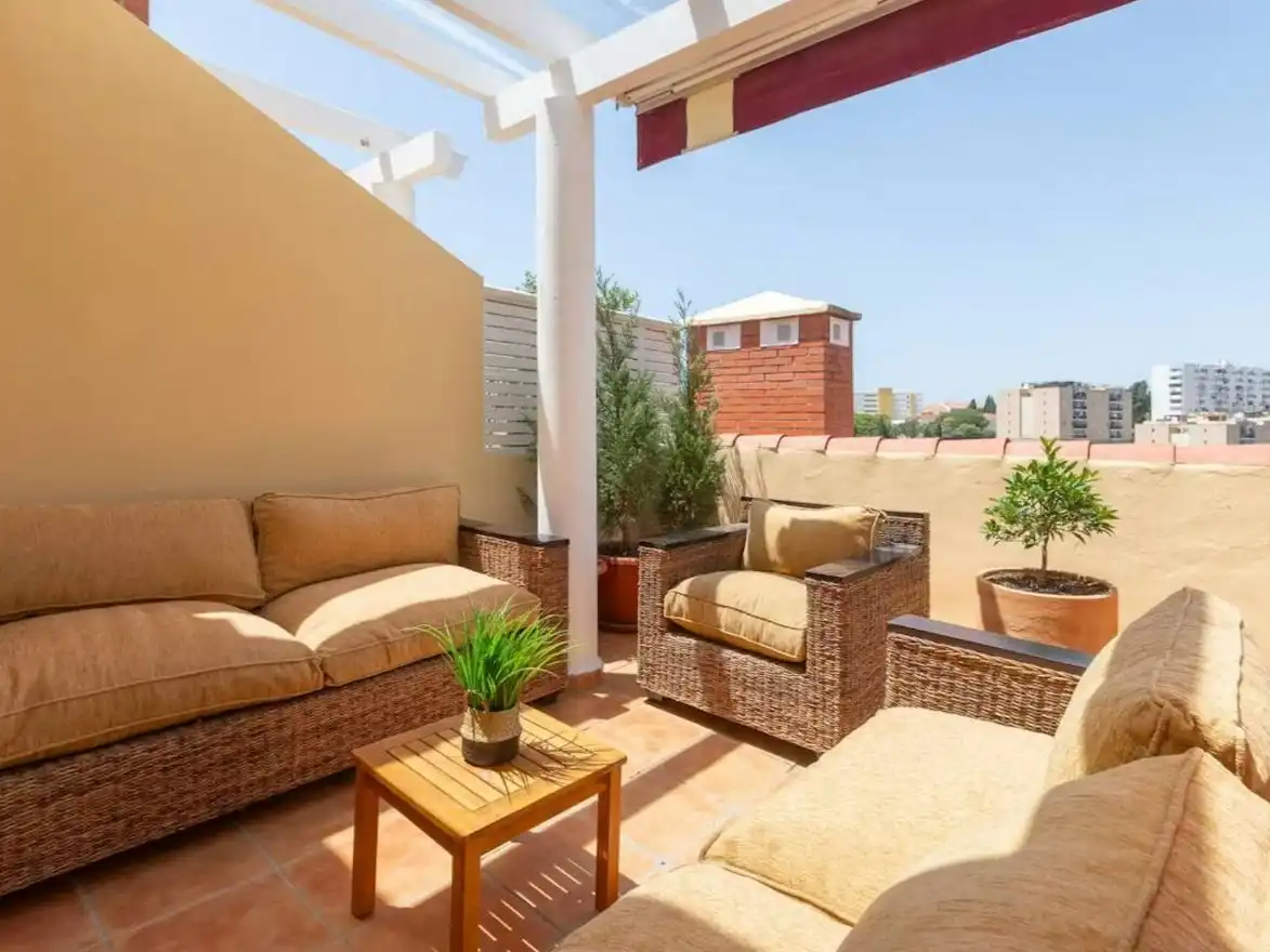 Terraza de Dúplex de alquiler en Marbella Centro