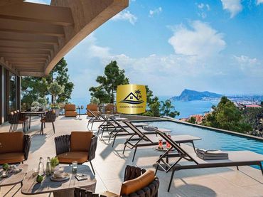 Villa con balcone in vendita a Altea Hills