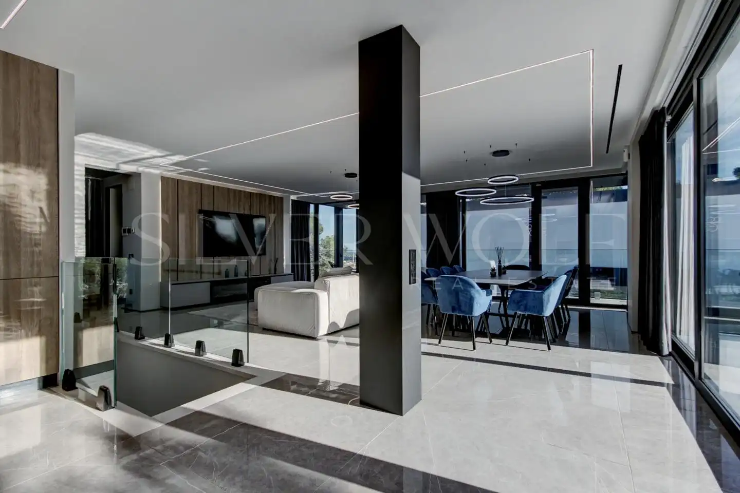 Living room of Houses for sale in Castelldefels  with Air Conditioner, Heating and Private garden