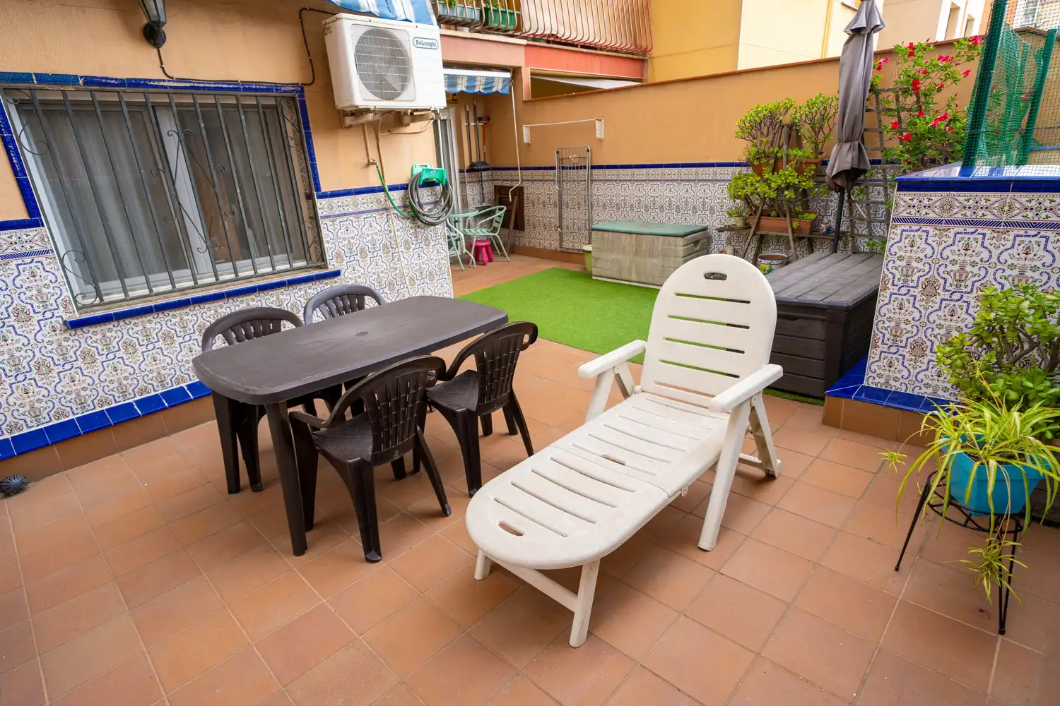 Terrace of Flat for sale in Santa Coloma de Gramenet  with Air Conditioner, Heating and Terrace