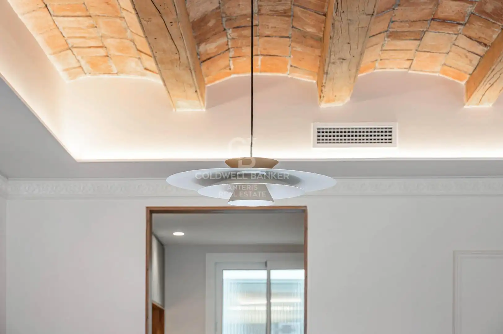 Esszimmer von Wohnung zum Verkauf in Barcelona mit Klimaanlage, Parkett und Terrasse