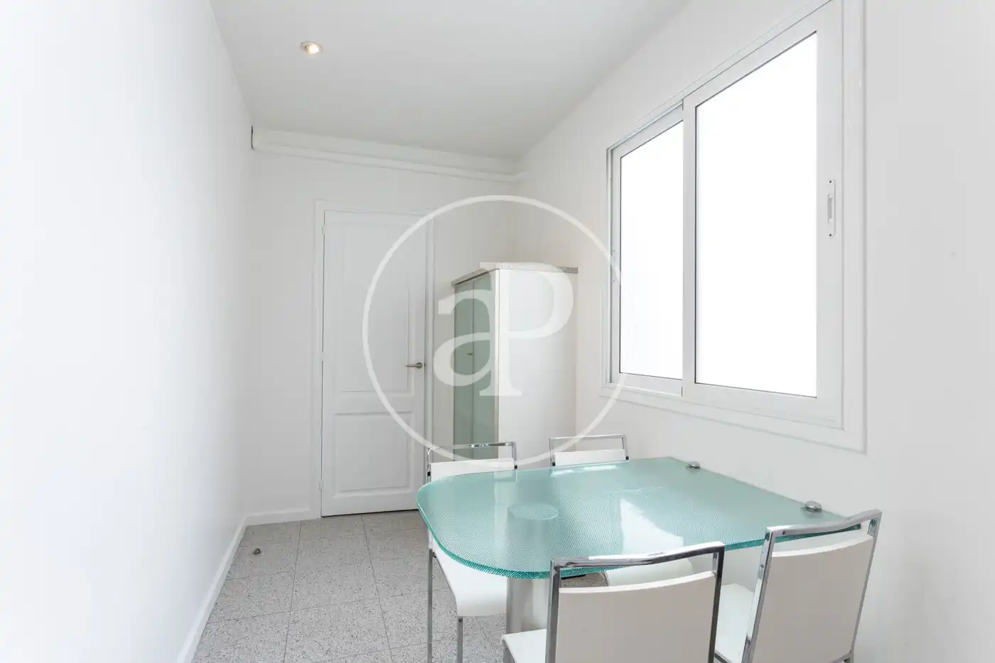 Dining room of Flat for rent in Barcelona  with Air Conditioner, Heating and Terrace