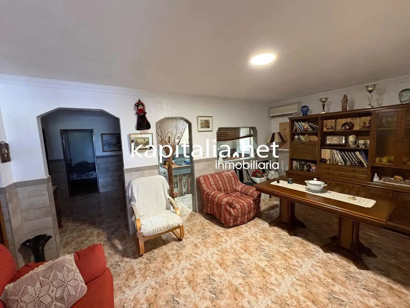 Sala d'estar de Casa o xalet en venda en Rotglà i Corbera amb Aire condicionat, Jardí privat i Terrassa