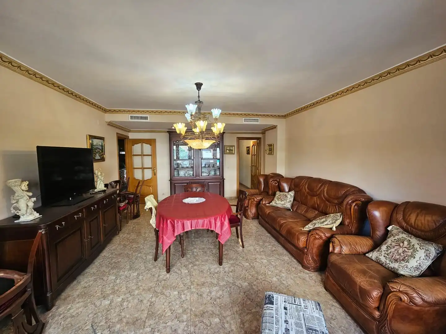 Living room of Flat for sale in Valencia  with Air Conditioner, Storage room and Balcony