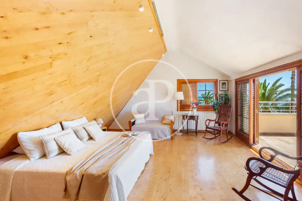 Habitación de Casa o chalet de alquiler en La Pobla de Farnals con Aire acondicionado, Calefacción y Jardín privado
