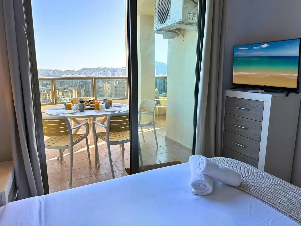 Terraza de Piso en venta en Villajoyosa / La Vila Joiosa con Aire acondicionado, Terraza y Amueblado
