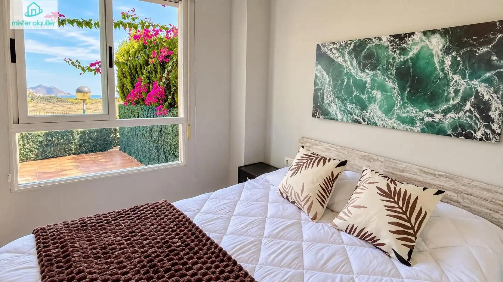 Dormitori de Apartament de lloguer en Playa Muchavista