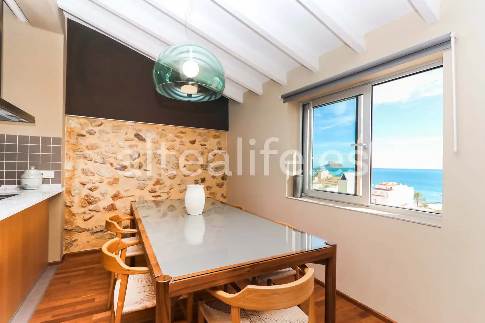 Comedor de Casa adosada en venta en Altea con Aire acondicionado, Parquet y Balcón