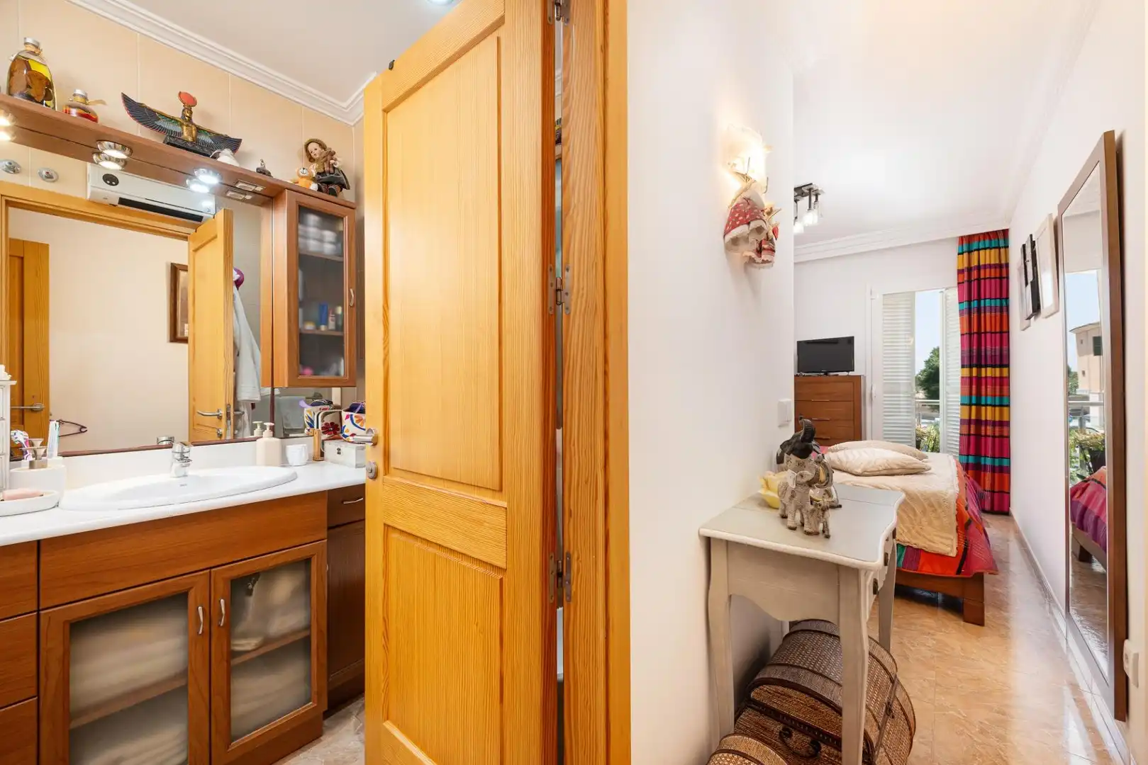 Badezimmer von Wohnungen zum Verkauf in Alcúdia mit Klimaanlage, Heizung und Terrasse