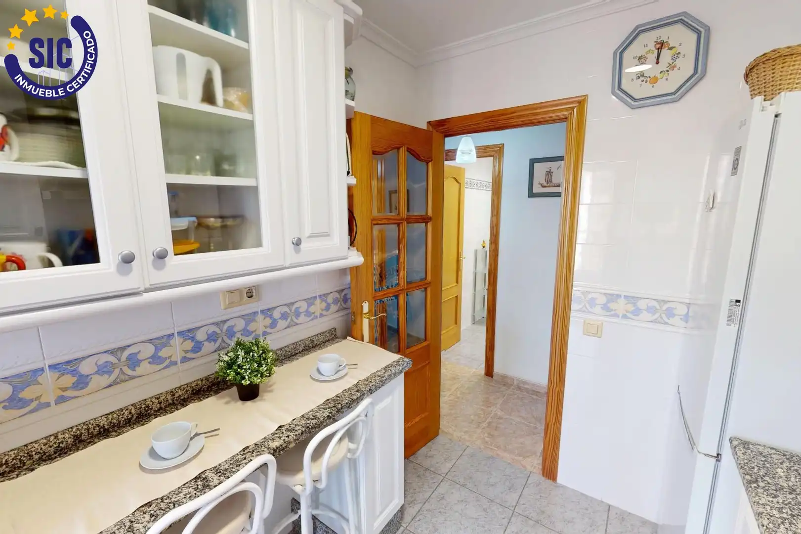 Cocina de Apartamento en venta en Benicasim / Benicàssim con Jardín privado, Terraza y Trastero