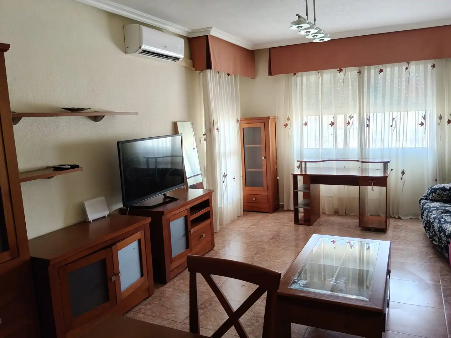Sala de estar de Piso de alquiler en Cartagena con Aire acondicionado, Amueblado y Horno