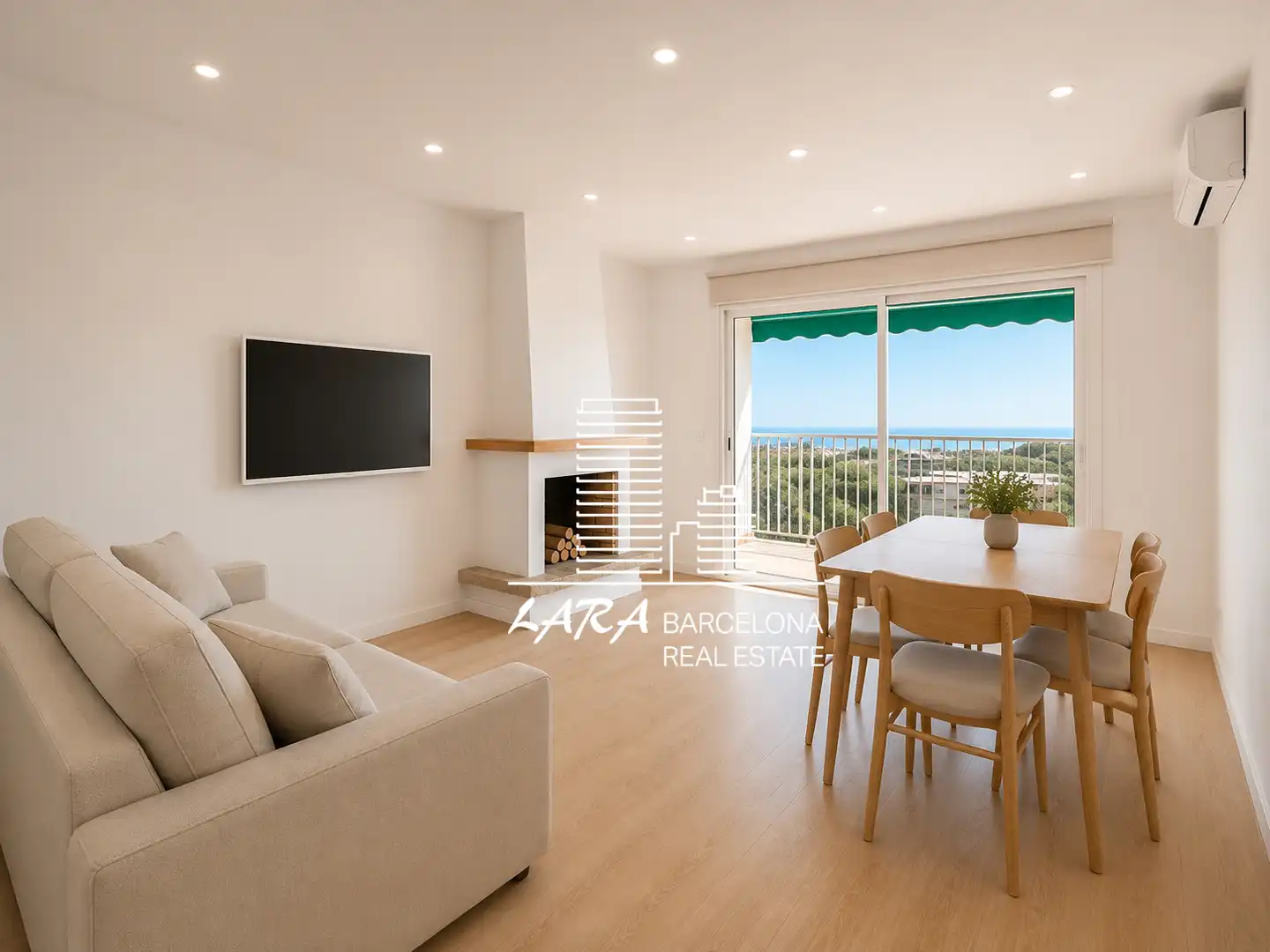 Sala d'estar de Apartament en venda en Castelldefels amb Traster, Forn i Rentadora