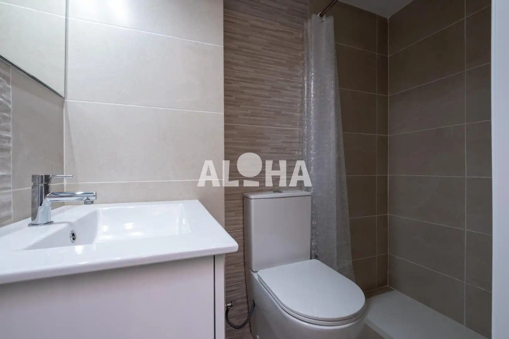 Badezimmer von Wohnungen zur Miete in Moncada mit Klimaanlage, Heizung und Möbliert