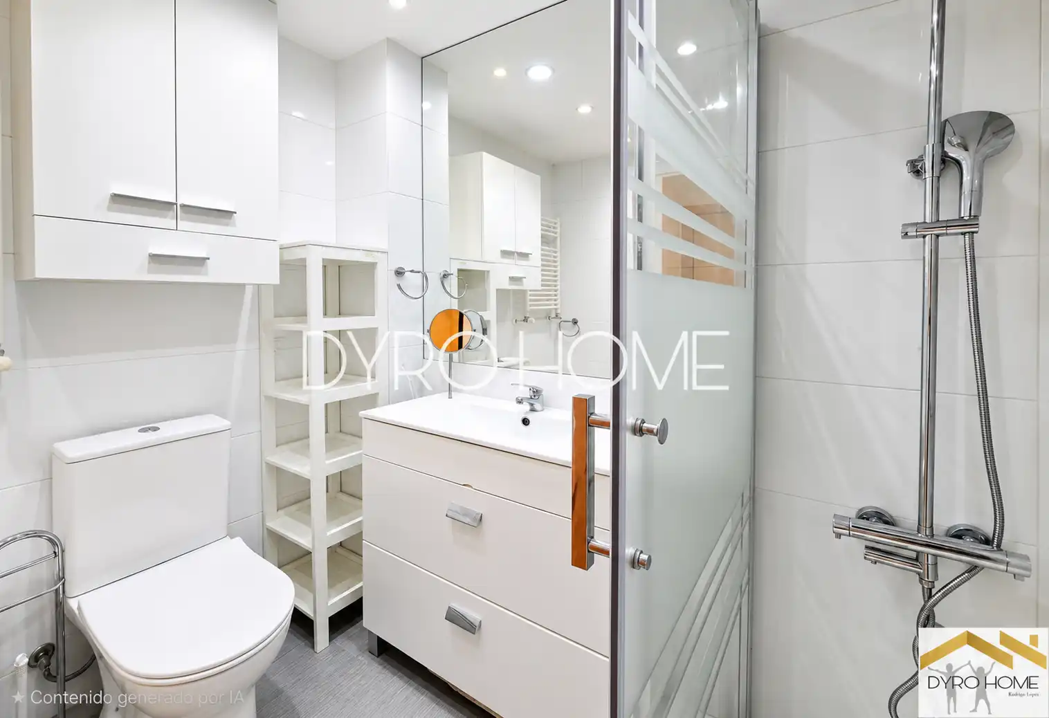 Badezimmer von Wohnung zum Verkauf in Barcelona mit Heizung und Terrasse