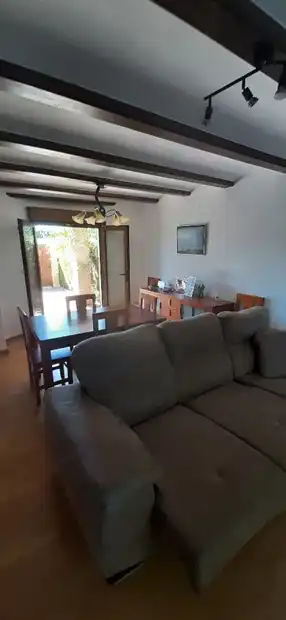 Sala d'estar de Casa adosada de lloguer en Dénia amb Aire condicionat, Calefacció i Moblat