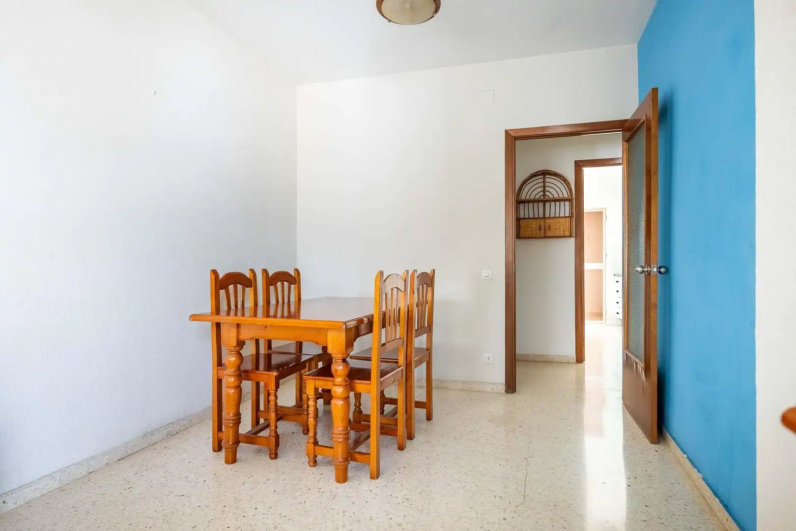 Dining room of Flat for sale in Dos Hermanas  with Air Conditioner, Terrace and Furnished