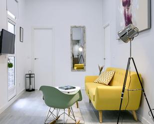 Living room of Planta baja for sale in  Madrid Capital  with Air Conditioner and Terrace