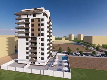 Piso de obra nueva con piscina en venta en Calle 8 de Marzo