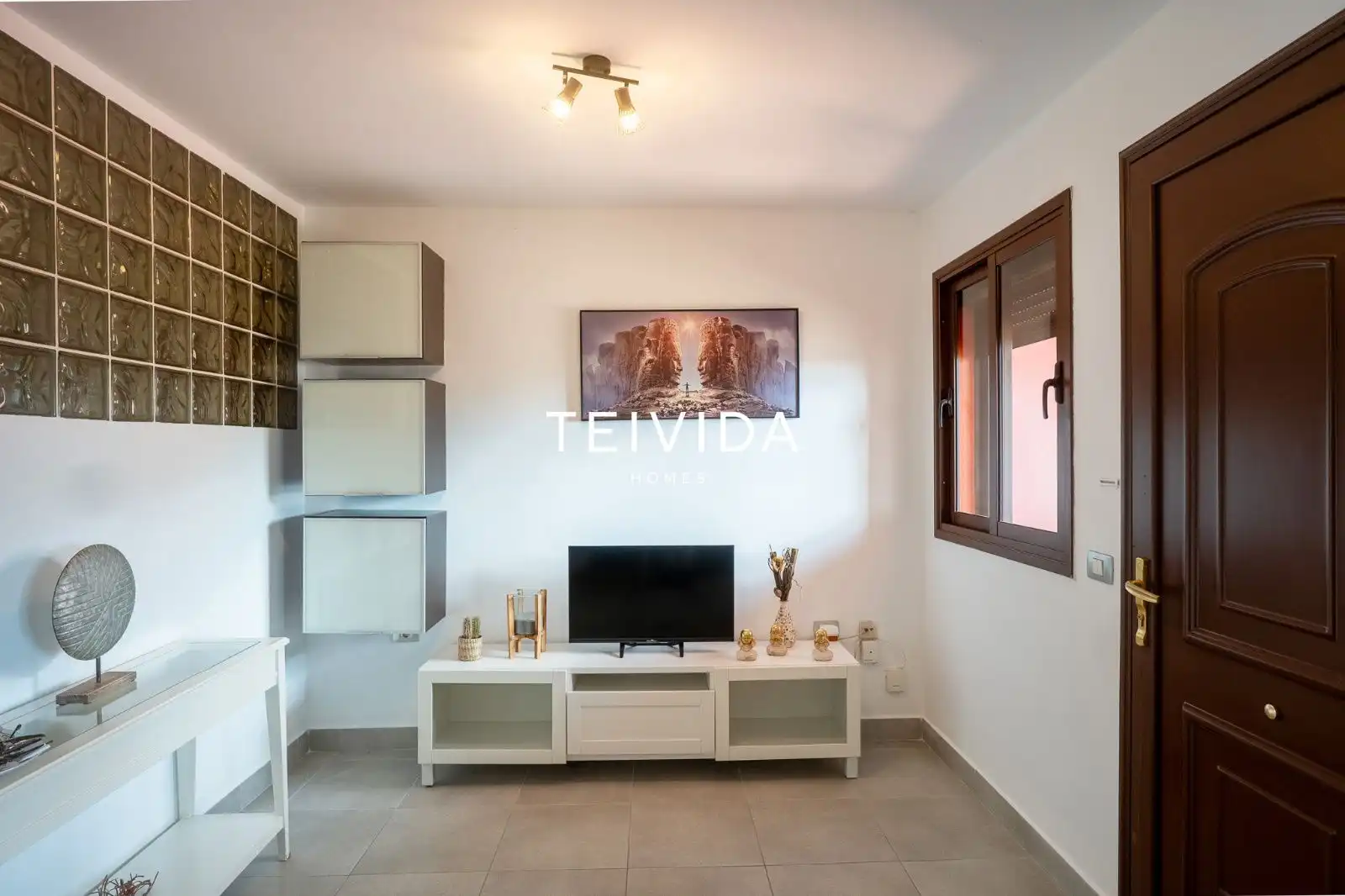 Living room of Flat for rent in Adeje  with Air Conditioner, Terrace and Swimming Pool