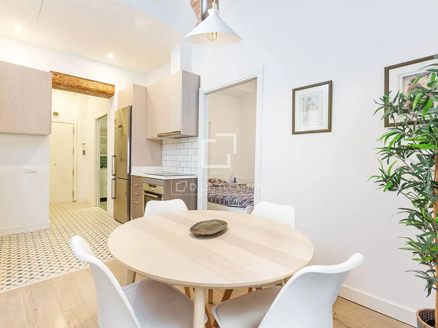 Esszimmer von Wohnung zum Verkauf in Barcelona mit Klimaanlage, Heizung und Möbliert