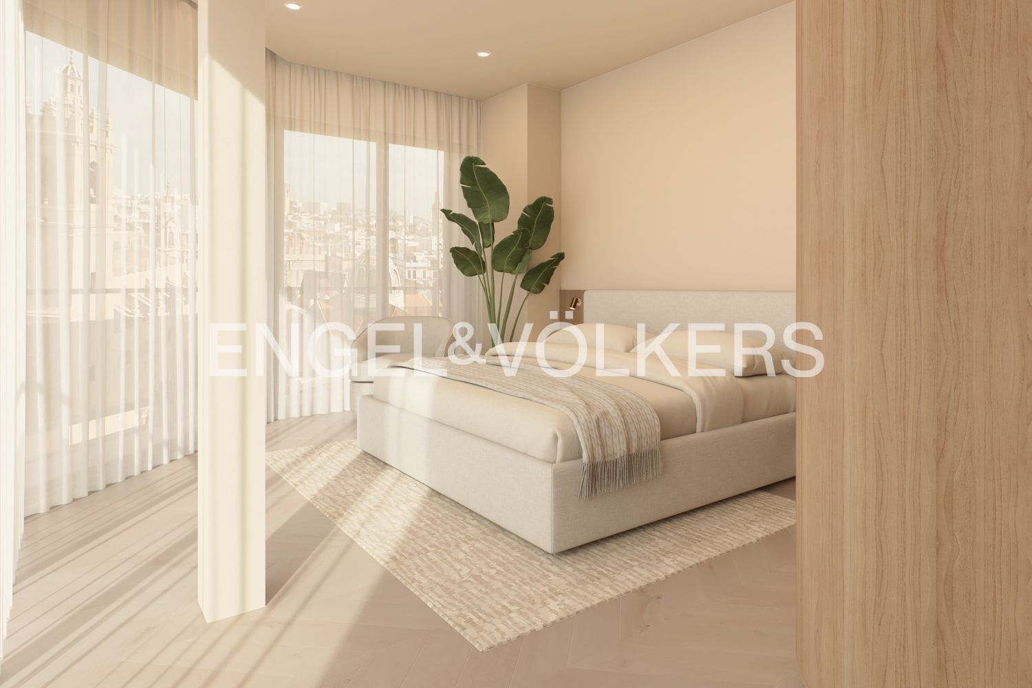 Bedroom of Apartment for sale in  Valencia Capital  with Air Conditioner, Heating and Parquet flooring