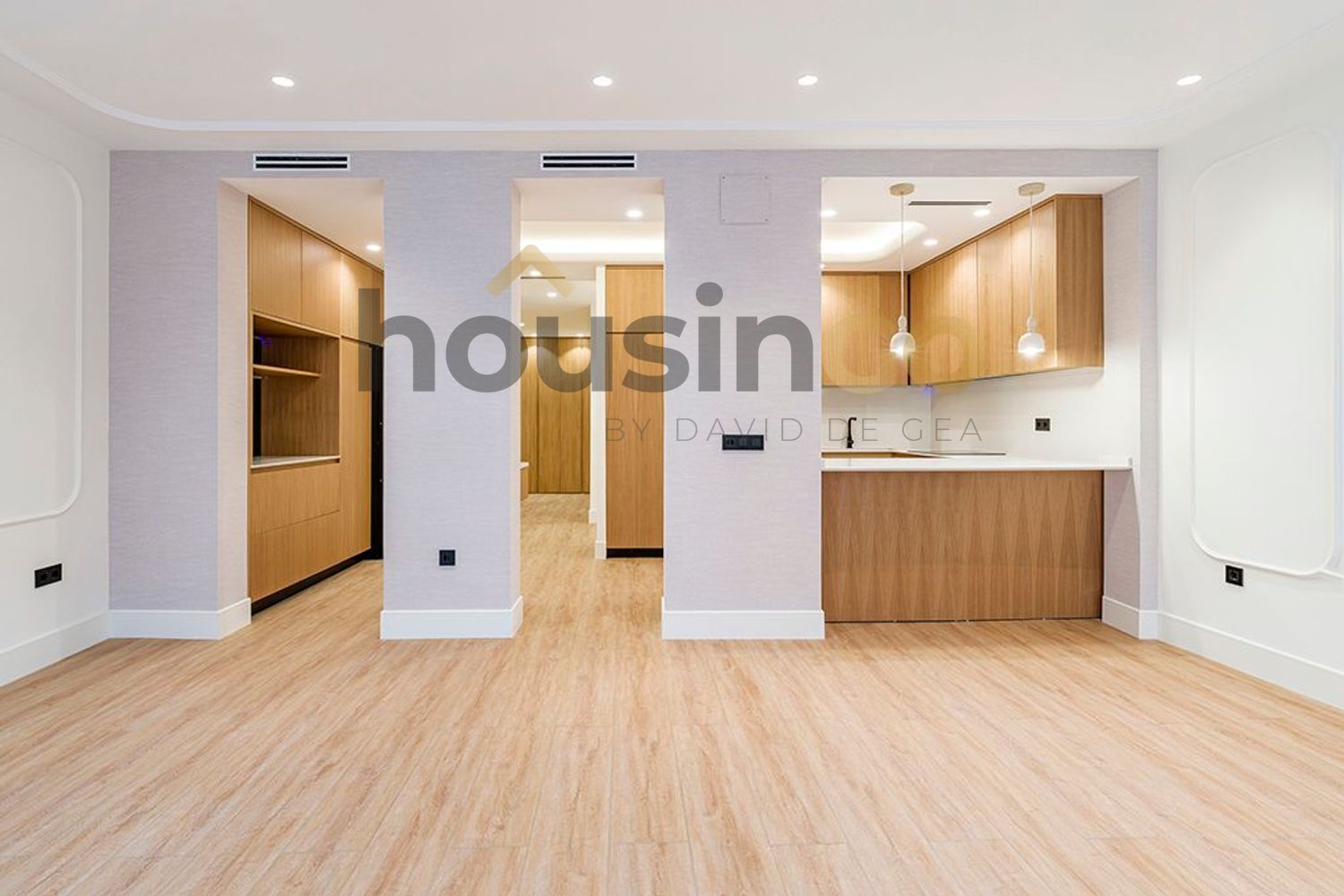 Kitchen of Flat for sale in  Madrid Capital  with Air Conditioner, Heating and Terrace