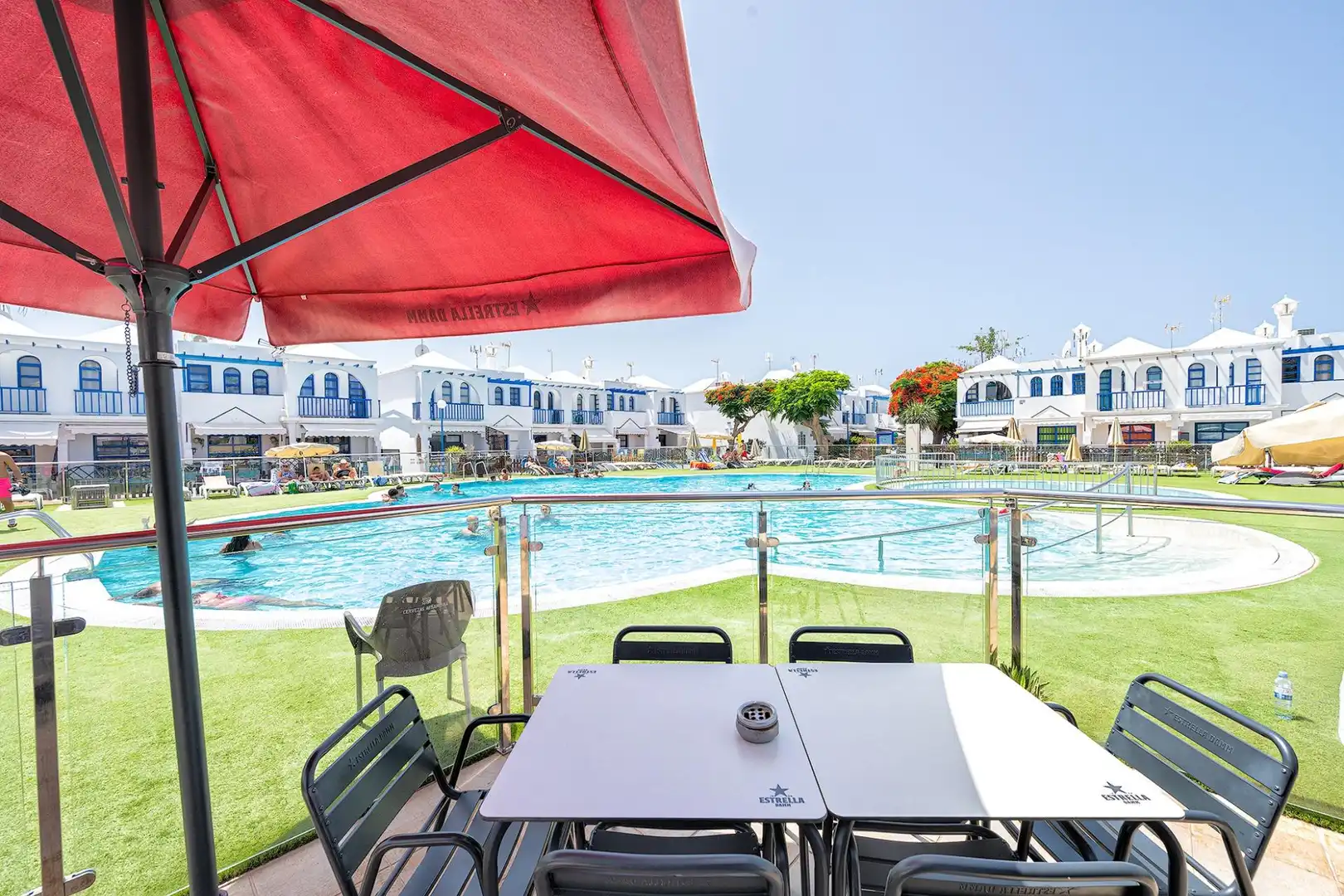 Terraza de Casa adosada en venta en San Bartolomé de Tirajana con Aire acondicionado, Jardín privado y Terraza