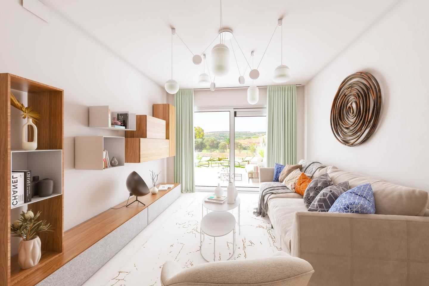 Living room of Attic for sale in Estepona  with Air Conditioner, Heating and Private garden