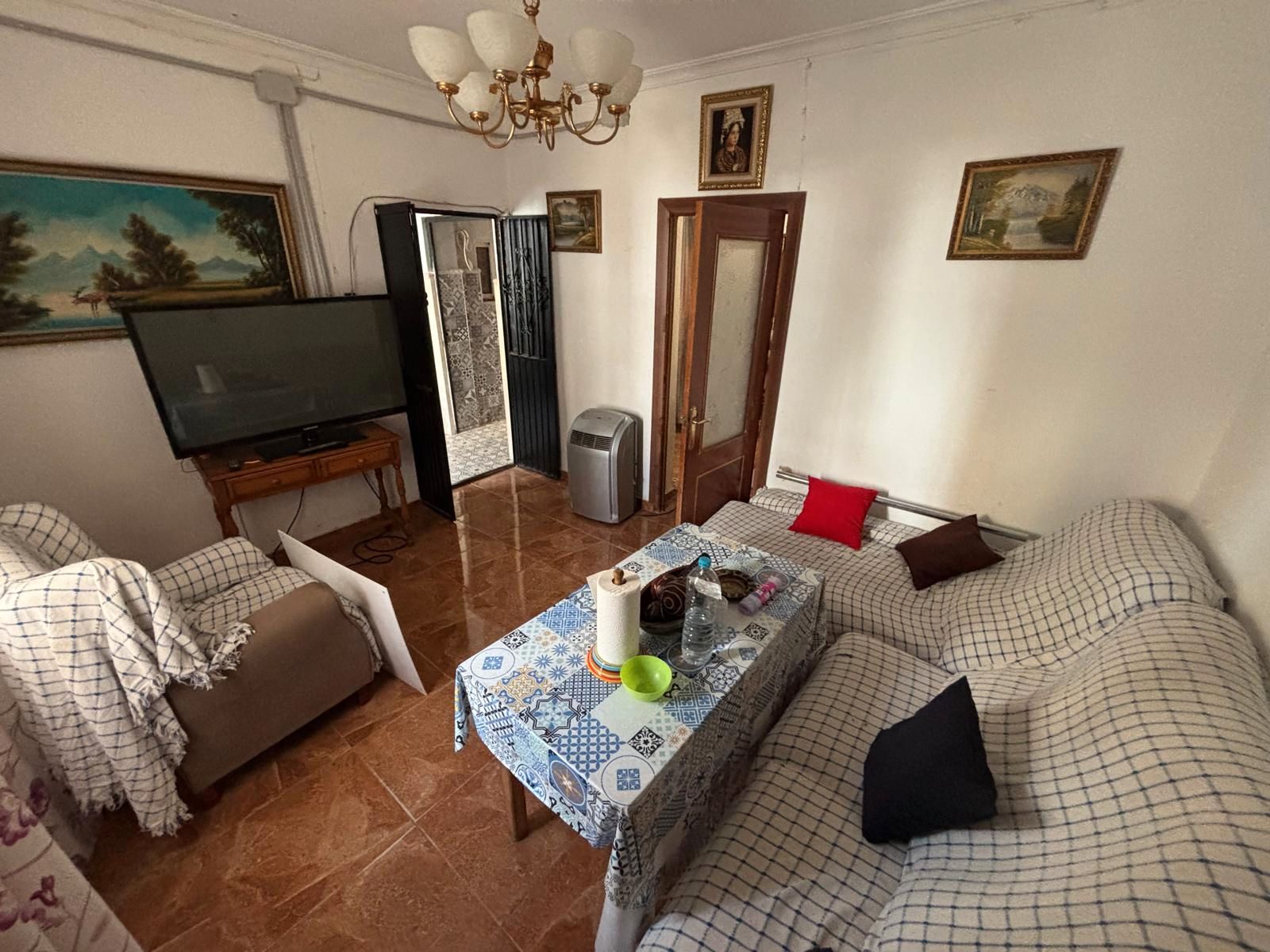 Sala de estar de Casa o chalet en venta en  Sevilla Capital con Aire acondicionado y Trastero