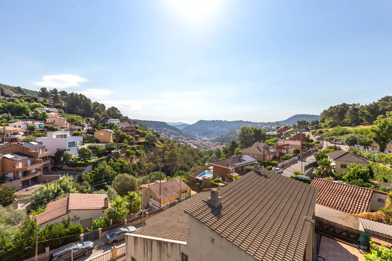 Vista exterior de Casa o chalet en venta en Vallirana con Calefacción, Terraza y Balcón