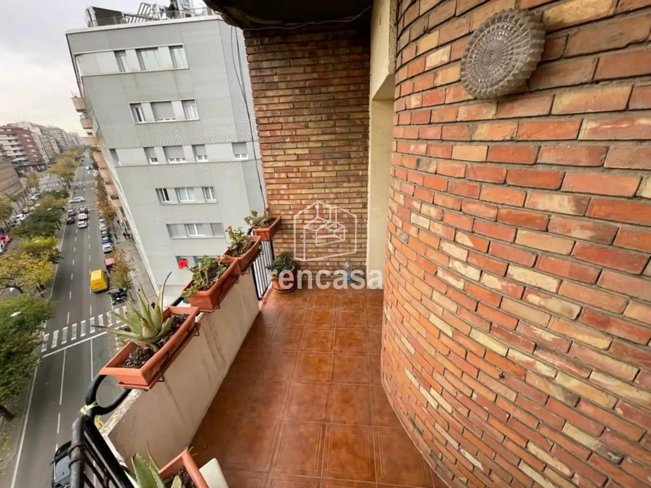 Terrasse von Wohnung zur Miete in Lleida mit Klimaanlage, Heizung und Parkett