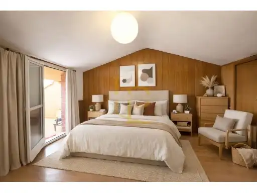 Schlafzimmer von Maisonette zum Verkauf in Rubí mit Klimaanlage, Heizung und Parkett