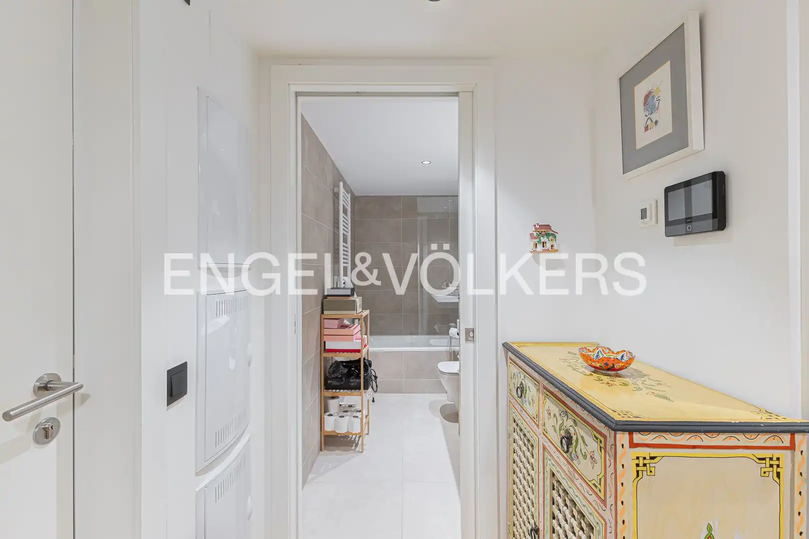 Bathroom of Flat for rent in Barcelona  with Air Conditioner, Heating and Parquet flooring