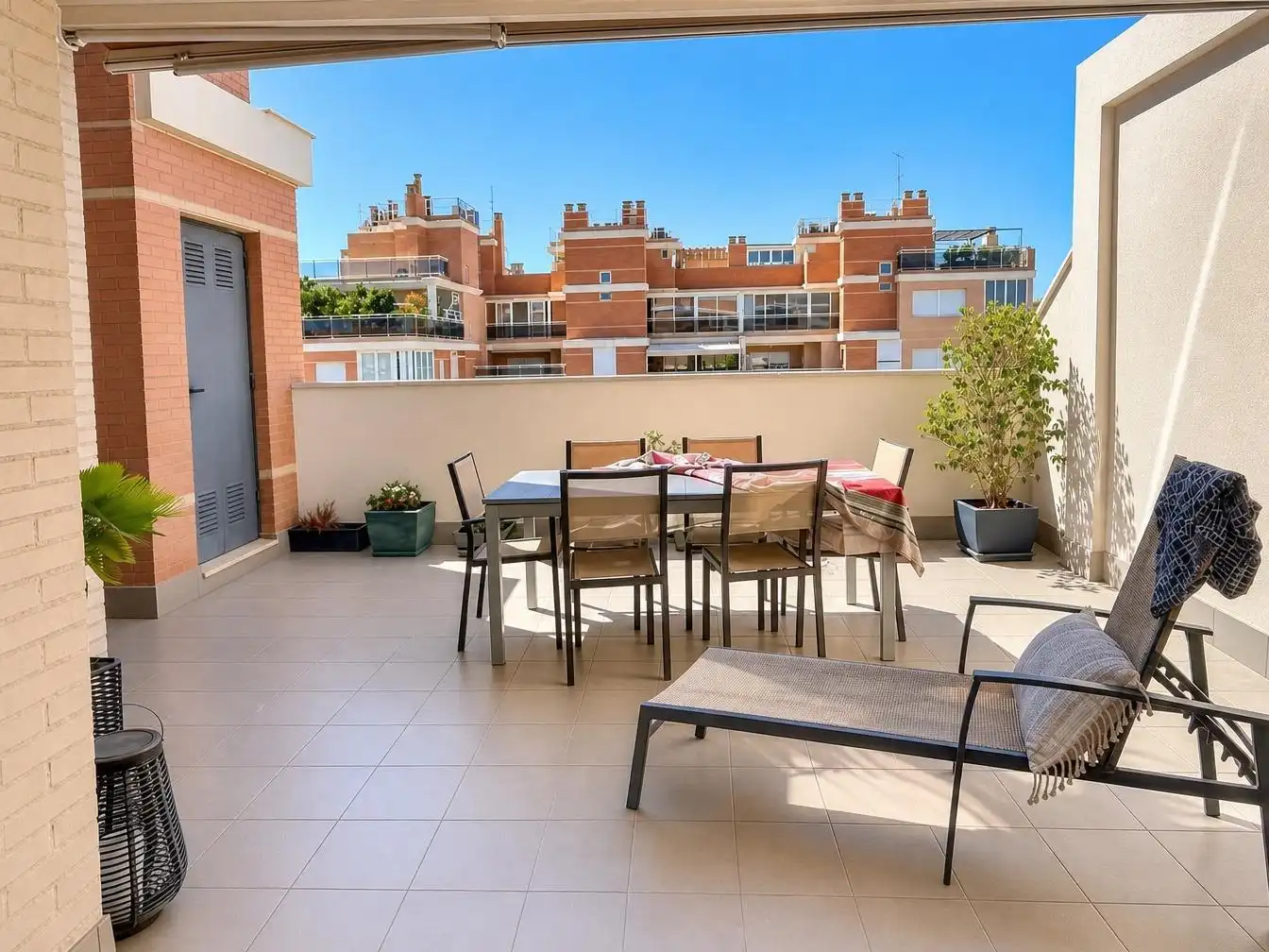Terrace of Attic for sale in Alicante / Alacant  with Heating, Private garden and Terrace
