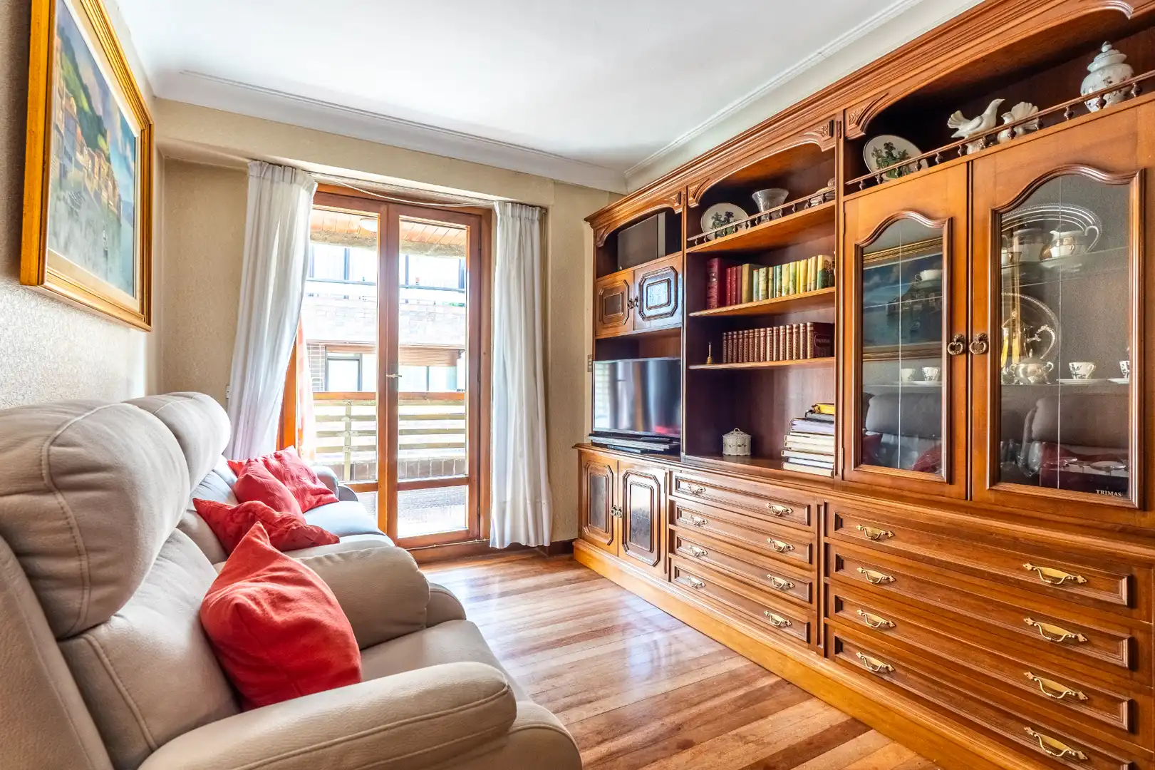 Sala de estar de Piso en venta en Donostia - San Sebastián  con Calefacción, Amueblado y Horno
