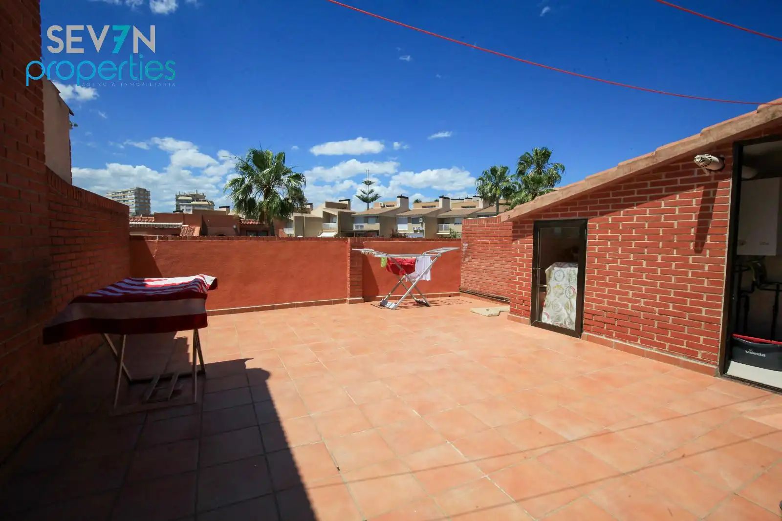 Terraza de Casa adosada en venta en Alicante / Alacant con Aire acondicionado, Calefacción y Piscina