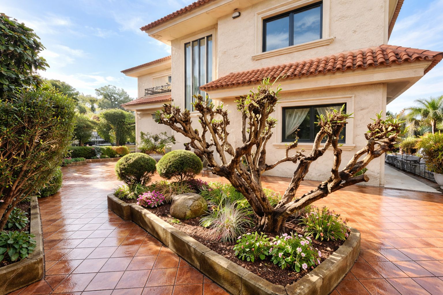 Terrassa de Casa o xalet en venda en Vigo  amb Calefacció, Jardí privat i Parquet