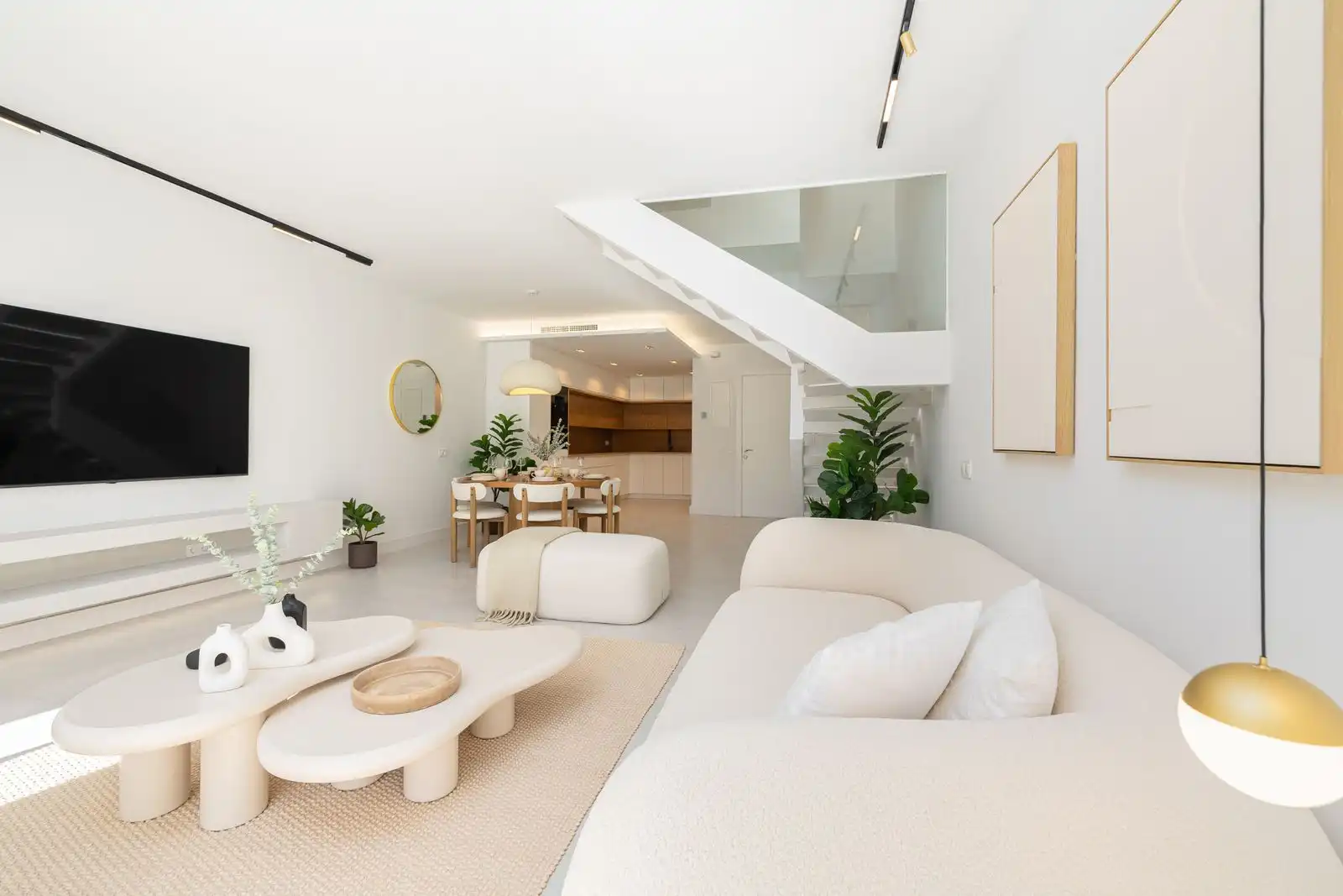 Wohnzimmer von Maisonette zum Verkauf in Marbella mit Möbliert und Gemeinschaftspool