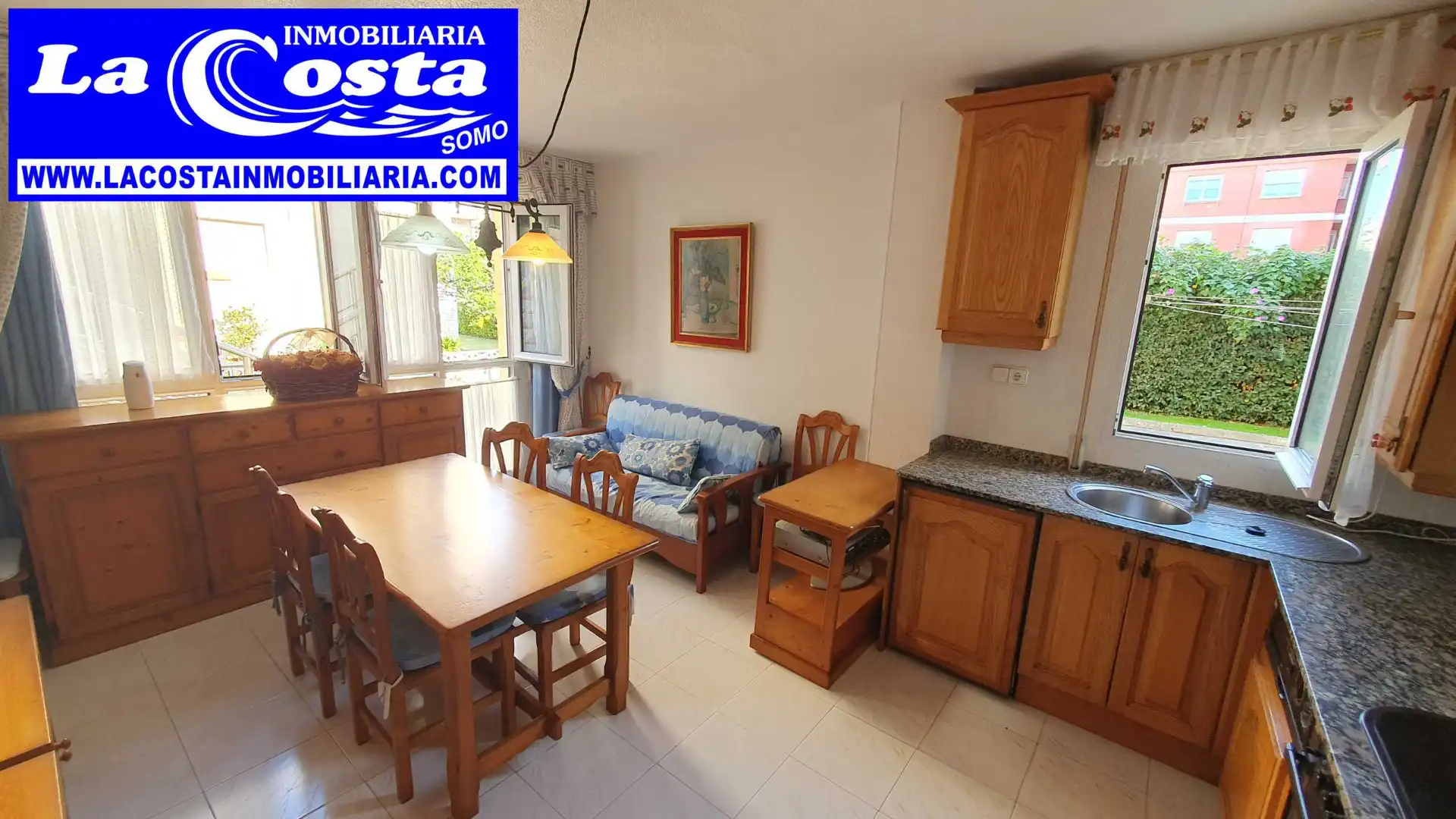 Vista exterior de Piso en venta en Ribamontán al Mar con Calefacción, Terraza y Amueblado