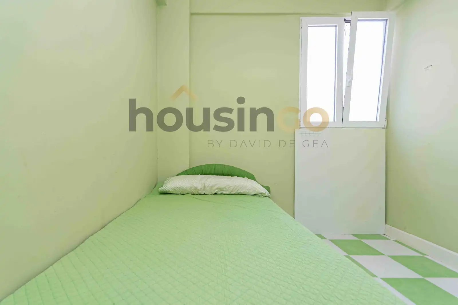 Schlafzimmer von Wohnung zur Miete in Madrid mit Heizung und Terrasse
