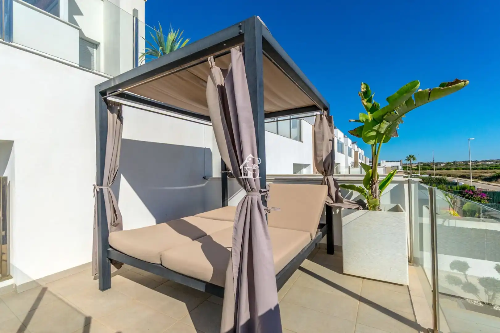 Terraza de Casa o chalet de alquiler en Guardamar del Segura con Aire acondicionado, Jardín privado y Terraza