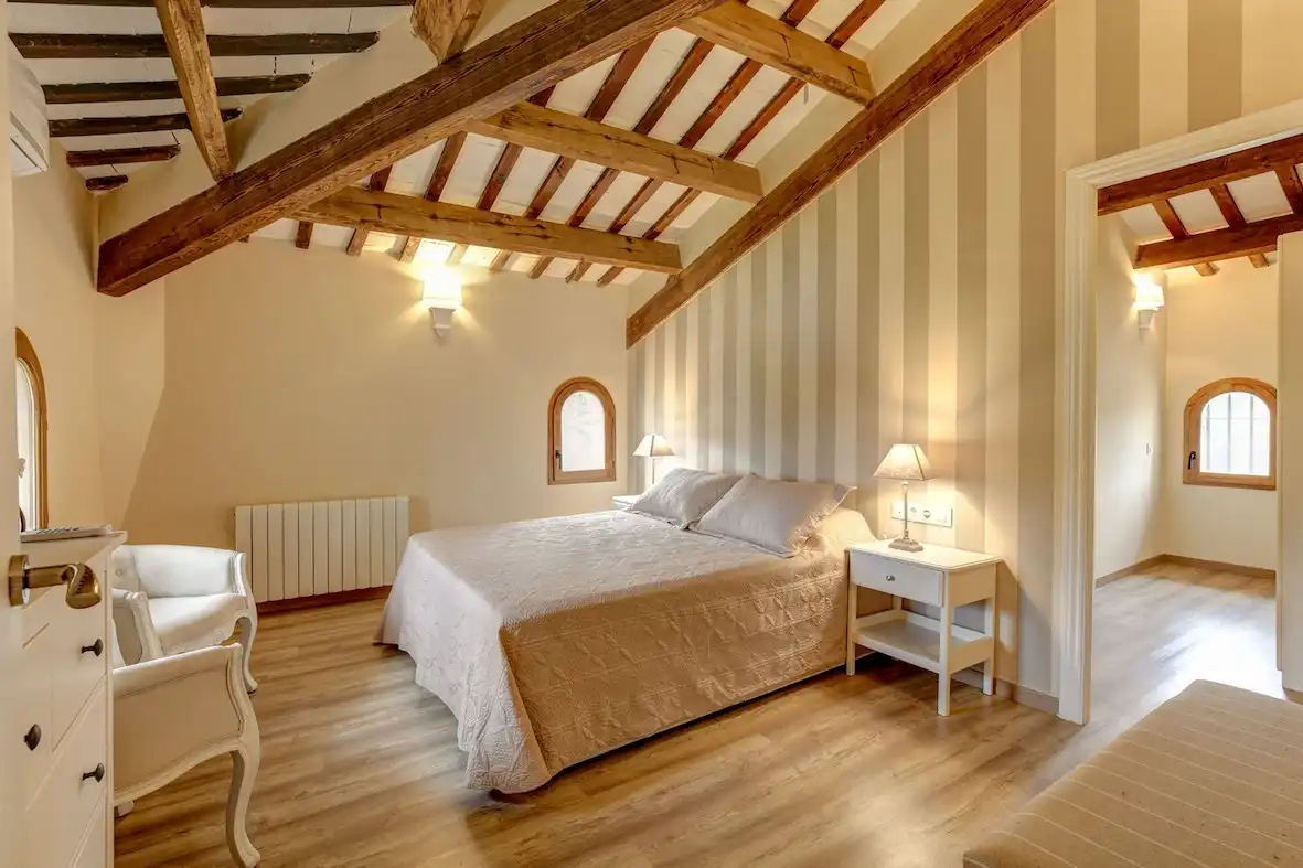 Schlafzimmer von Country house zum Verkauf in Llinars del Vallès mit Klimaanlage, Heizung und Abstellraum