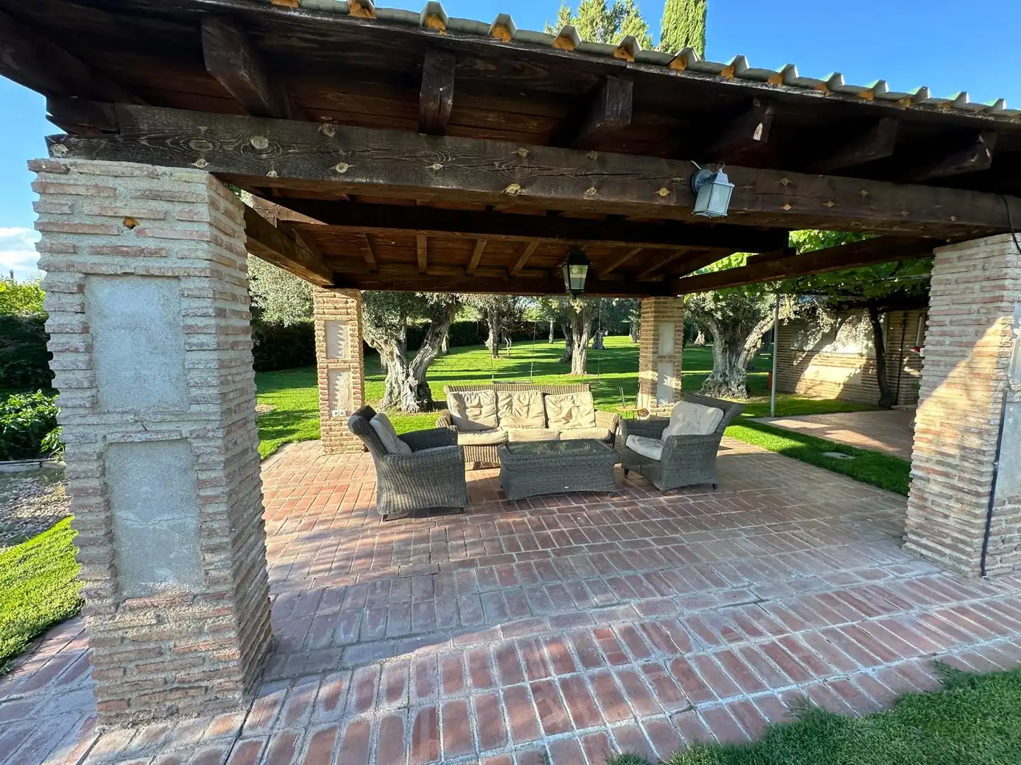 Terraza de Casa o chalet en venta en Montearagón con Aire acondicionado, Calefacción y Jardín privado