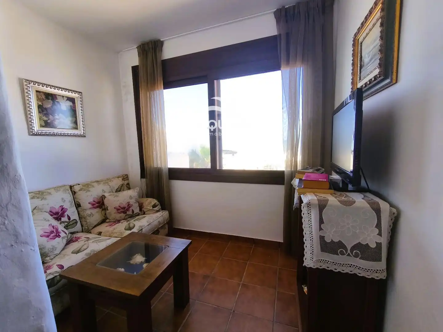 Sala d'estar de Casa adosada de lloguer en Almonte amb Jardí privat, Terrassa i Moblat