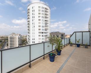 Terrace of Attic for sale in  Valencia Capital  with Air Conditioner, Heating and Private garden