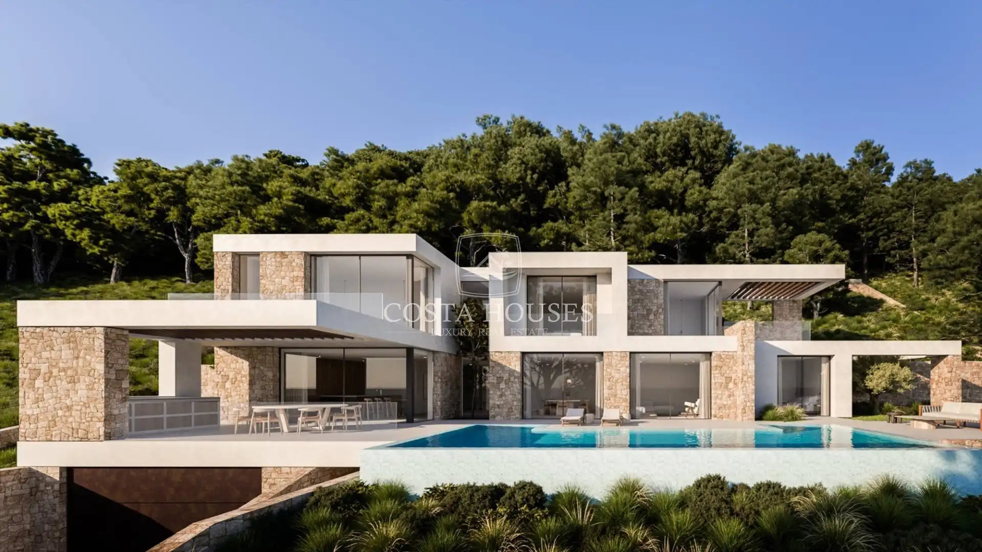 Exterior view of Houses for sale in Jávea / Xàbia  with Air Conditioner, Private garden and Terrace